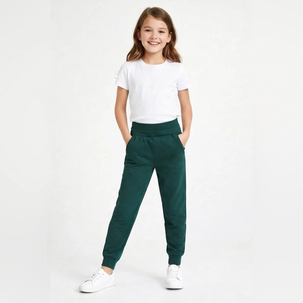 New!‎ Old Navy Girls Hunter Green Joggers
